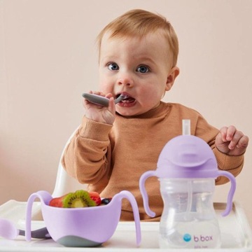Инновационная бутылка для воды B.box с соломинкой и грузиком-непроливайкой.
