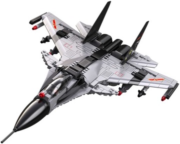 KLOCKI CADA MODEL ODRZUTOWCA FIGHTER JET 48CM