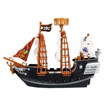 Пиратский корабль для детей пираты Большой набор + статуэтки
