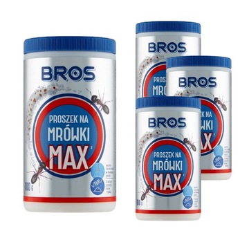 Proszek środek na mrówki Bros Max 100 g x 4 sztuki