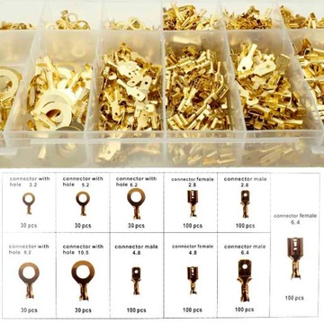 НАБОР АВТОМОБИЛЬНЫХ РАЗЪЕМОВ 750 шт.