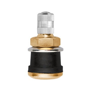 Zawór do kół bezdętkowych ciężarowych naczep TR-575 32 MS metalowy prosty