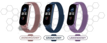 РЕМЕНЬ для браслета XIAOMI MI BAND 5 — МНОГО ЦВЕТОВ