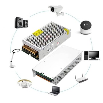 МОДУЛЬНЫЙ БЛОК ПИТАНИЯ СВЕТОДИОДОВ 5В 20А 100ВТ ДЛЯ ЛЕНТ С-100-5 IP20