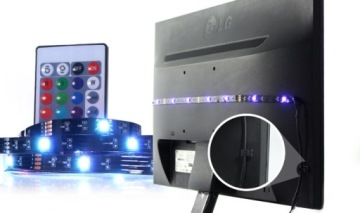 СВЕТОДИОДНАЯ ЛЕНТА 1М RGB USB 5В ПОДСВЕТКА МОНИТОРА