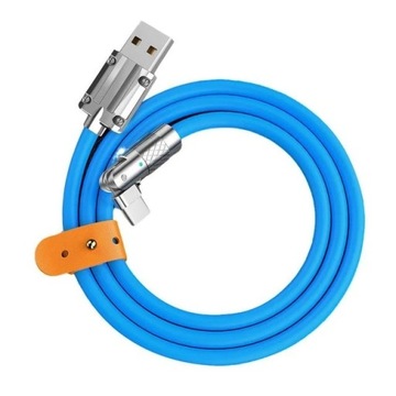 Obrót o 180 stopni Kabel ładowarki USB C o mocy 1