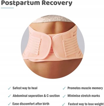 Pas ciążowy macierzyński podtrzymujący brzuszny 2X