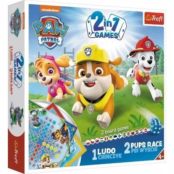 gra planszowa PSI PATROL chińczyk wyścig 2w1 PAW