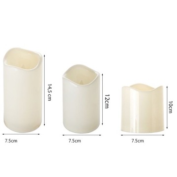 НАБОР ЦВЕТНЫХ ДИСТАНЦИОННЫХ СВЕЧЕЙ RGB LED