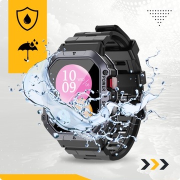 SPORTOWY SMARTWATCH DAMSKI ZEGAREK WODOODPORNY POLSKIE MENU ROZMOWY AMOLED