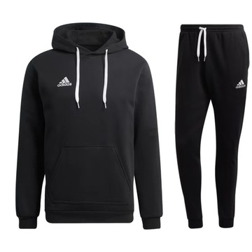 Adidas Wygodny Męski Komplet Bluza Spodnie Dresy Entrada 22 r. L