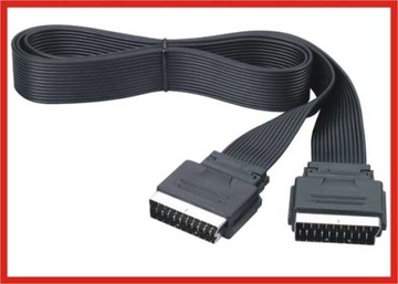 Płaski ekranowany kabel EURO THOMSON 5m