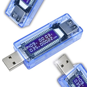MIERNIK WOLTOMIERZ USB TESTER NAPIĘCIA AMPEROMIERZ