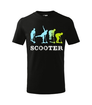KOSZULKA MŁODZIEŻOWA HULAJNOGA scooter r. M
