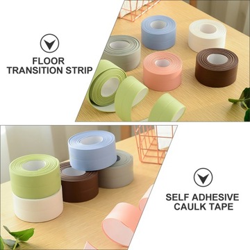 Самоклеящаяся лента Уплотнитель для ванны под плитку Финишный уплотнитель