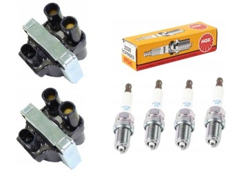 2X CEWKA ZAPŁONOWA + ŚWIECE FIAT PANDA PUNTO 1.2