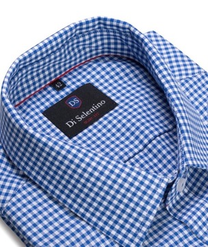 Фирменная мужская рубашка Di Selentino в цвете KRATE SLIM 44
