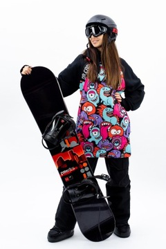 Damska Bluza Snowboardowa Colorful Monsters S
