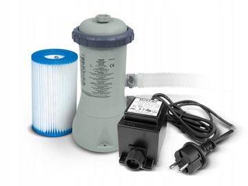 POMPA FILTRUJĄCA DO BASENÓW OGRODOWYCH + TRANSFORMATOR 12V 1250 l/h INTEX