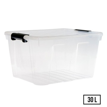 Duży pojemnik do przechowywania ATEST DO KONTAKTU Z ŻYWNOŚCIĄ 30 L