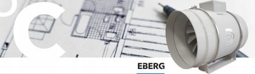 EBERG EMAX 315 канальный промышленный вытяжной вентилятор 2206м3/ч 695Па