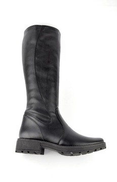 BTK -Kozaki SALMA-2 wąska łydka skóra zamek r. 36