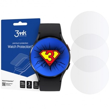 SZKŁO HYBRYDOWE 3MK WATCH PROTECTION 3-PACK SAMSUNG GALAXY WATCH 4 46 MM