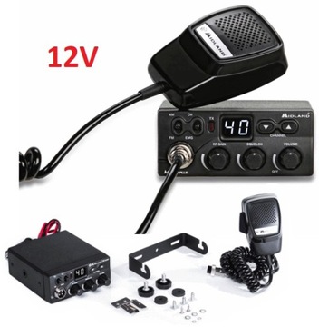 Radio CB Midland M-ZERO PLUS12V AM/FM