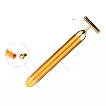 Вибрационный роликовый массажер против морщин.