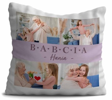 PODUSZKA ze zdjęciem PREZENT dla babci i dziadka
