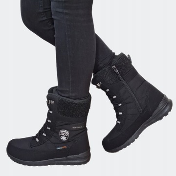 Американские зимние ботинки Trappers Warm Black 40