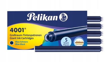 PELIKAN синие моющиеся длинные картриджи GTP/5 шт.