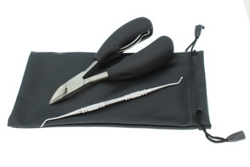 CĘGI DO PAZNOKCI PADOLOGICZNE + SONDA+ETUI-NIEMCY