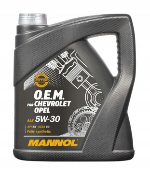 OLEJ MANNOL 5W/30 7701 OE OPEL 4L API SN/CF