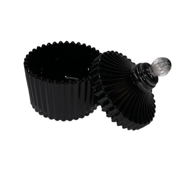 Сахарница стеклянная маленькая черная сахарница стеклянная для свечей 75мл