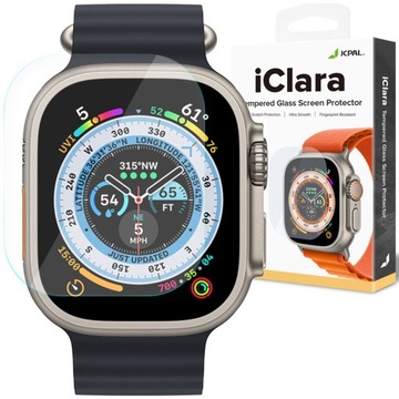 SZKŁO HARTOWANE NA EKRAN JCPAL DO APPLE WATCH ULTRA 2/ULTRA 1 49MM ICLARA