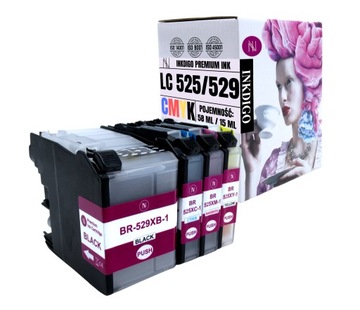 Tusze do drukarki BROTHER DCP-J105 J100 INKDIGO XL