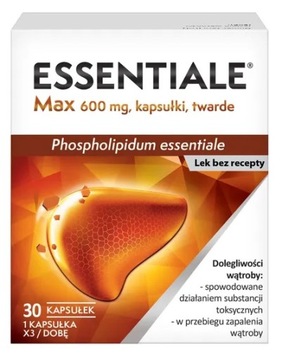 Essentiale Max 30kaps. wątroba cholina trawienie