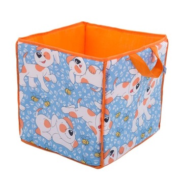 KOSZ NA ZABAWKI puf ze schowkiem 30x30x30 PUFA
