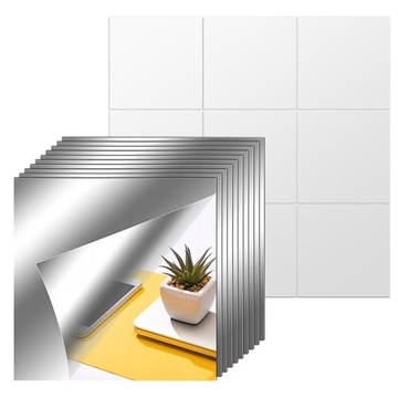 Lustro bedee ścienne kwadrat 150 x 150 mm