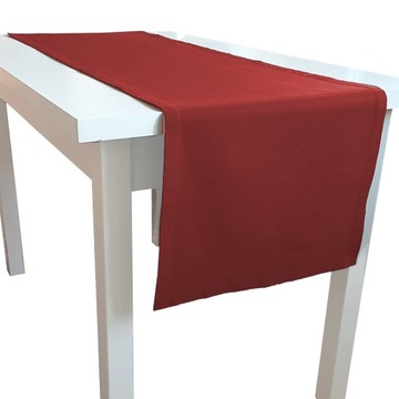Bieżnik czerwony bawełna profess cotton 40x110