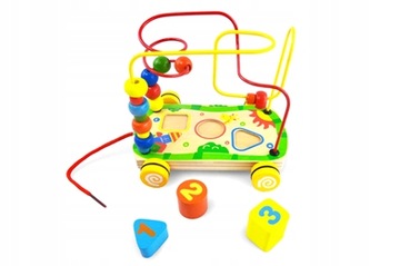 ДЕРЕВЯННАЯ ТЕЛЕЖКА-СОРТИРОВКА, АРТ