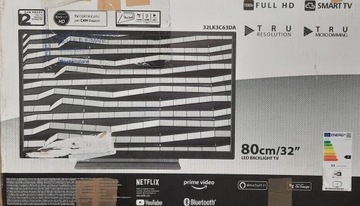 Toshiba 32LK3C63DA Smart Wi Fi FULL HD DVBT2 -NOWY STANDARD