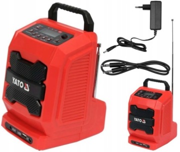 YATO RADIO BUDOWLANE AKUMULATOROWO SIECIOWE 18V