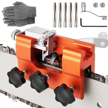 ПРОФЕССИОНАЛЬНАЯ ТОЧИЛКА ЦЕПНОЙ ПИЛЫ С РУЧНОЙ РУЧКОЙ, НАБОР ИЗ 6 РАЗМЕРОВ
