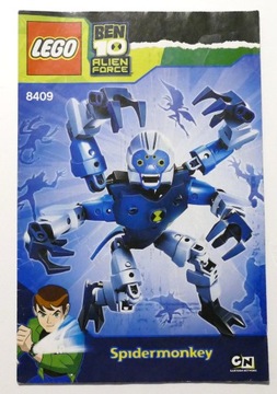 LEGO INSTRUKCJA BEN10 8409 PAJĘCZARZ