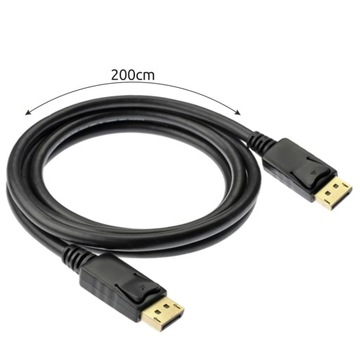Кабель DisplayPort — DisplayPort DP-DP 4K, 2 м