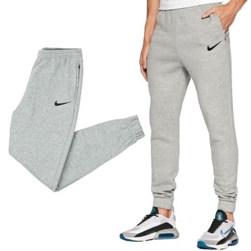 NIKE Spodnie Dresowe Męskie Bawełniane JOGGERY r.M