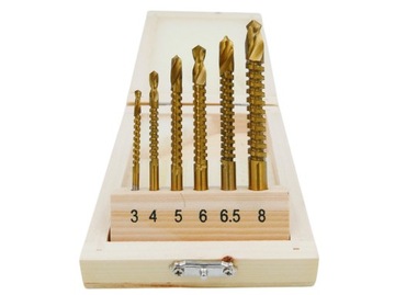 СВЕРЛА ДЛЯ ФРЕЗЕРОВ ПО МЕТАЛЛУ 3-8 HSS ФРЕЗЕРНОЕ СВЕРЛО