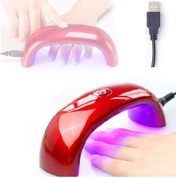 1 szt. 9 W mini lampa UV suszarka do paznokci do u